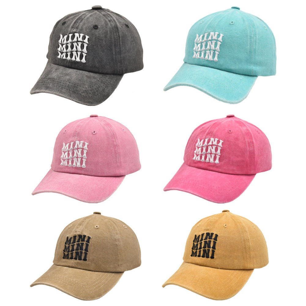 Wholesale MINI Embroidered Children's Cotton Baseball Cap